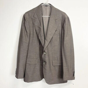 NEW Canali Wool Silk Jacket Sport Coat 52 R IT / 42 R US Gray 2 Button NWOT